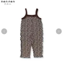 【新品未使用】バースデイ nennenneu ネネンネウ サロペット ヒョウ柄