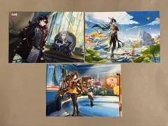 原神 ファミマプリント ブロマイド リオセスリ ヌヴィレット 閑雲 千織 綺良々