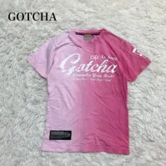 GOTCHA 半袖Tシャツ カットソー ロゴ 個性的 マシンウォッシャブル