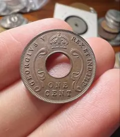イギリス領西アフリカ　１／１０ペニー硬貨☆1938年／未使用品／ジョージ6世／ Yahoo!オークション -「ジョージ6世」(ヨーロッパ) (世界)の落札