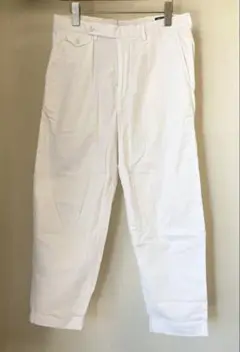 90s POLOラルフローレン　ワンタックチノパン　ホワイト　ダブルヴィンテージ
