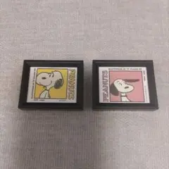 スヌーピー フレームマグネット 2種
