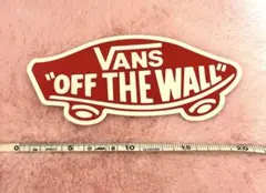 VANS OFF THE WALL ステッカー　赤