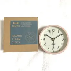 新品☆BRUNO GRAYISH ALARM CLOCK ピンク