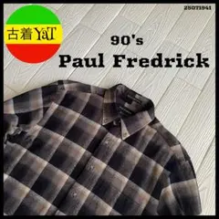 90s Paul FredrickチェックネルシャツUS古着ヴィンテージ好配色
