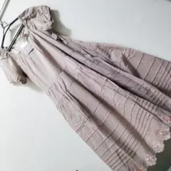 【新品タグ付】ピンクハウス◆裾バラ刺繍◆ワンピース