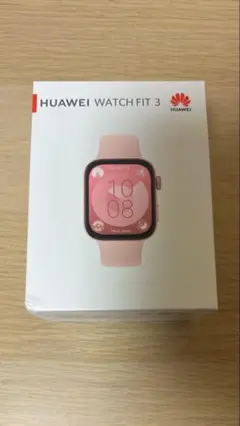 新品未開封 HUAWEI WATCH FIT3 ピンク