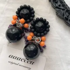 ▫︎▪︎2202025▪︎▫︎ハロウィン2wayピアス/aaacccu