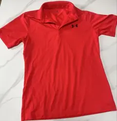 Under Armour 赤 ポロシャツ Mサイズ