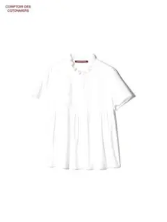 COMPTOIR DES COTONNIERS コットンフリルシャツ
