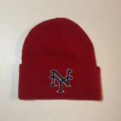 New York Cubans ニット帽　赤