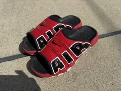 NIKE AIR MORE UPTEMPO SLIDE レッド 28.0cm
