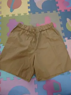 未使用 無印良品 洗いざらし ブロード ショートパンツ M