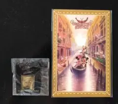 東京ディズニーシー ベネチアンゴンドラ ポストカード&ピンバッジ セット