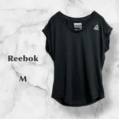 Reebokリーボック 半袖Tシャツ ブラック M スポーツ トレーニング ジム