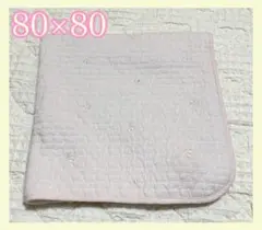 【美品】おくるみ　新生児　ベビー　ピンク　さくらんぼ　厚手　可愛い　刺繍