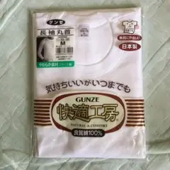 メンズ　長袖丸首