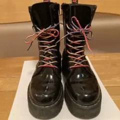dr.martens jadon hi rainbow ブーツ uk4
