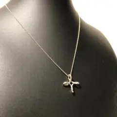 【美品】Tiffany u0026 Co. エルサペレッティ オープンクロス ネックレス
