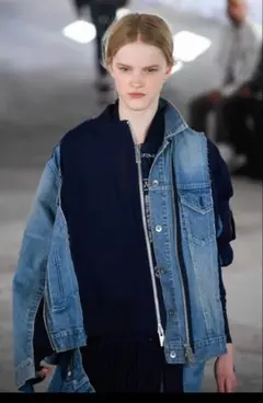 sacai 24ss デニム ベスト ジャケット アウター トップス 1 S M sacai 今季24ss デニムベストジャケットアウタートップス