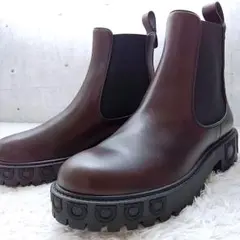 【極美品 近年モデル】サルヴァトーレフェラガモ　VARSI　サイドゴアブーツ