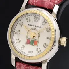 【正規稼動品】リトモラティーノ クォーツ ドーム型 白文字盤 レディース 腕時計