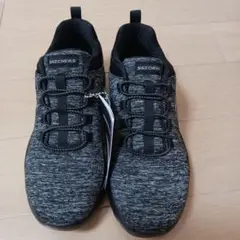SKECHERS ブラック/グレー スニーカー