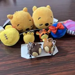 (8-57)くまのプーさん キャラクターキーホルダーセット