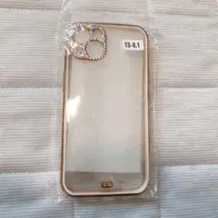 iPhoneケース　iPhone13　クリアケース　韓国　ホワイト　スマホケース