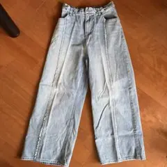 Repipi Armario ワイドレッグデニム　ウエスト調整ホック付きS 美品