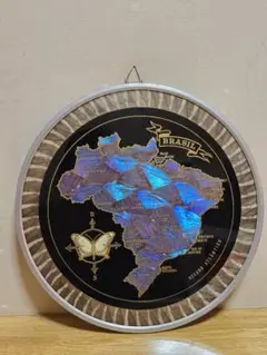 #1281 ブラジル地図装飾品