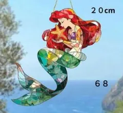 ６８　アリエル　２０cmアクリルサンキャッチャー