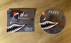 Hu0026Oステッカー鮫の丸と四角