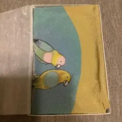 風呂敷　絹　インコ　洋蘭　67×67cm