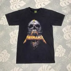 METALLICA バンドTシャツ 両面プリント スカル ブラック L