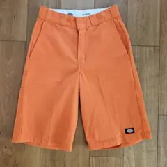Dickies ハーフショートパンツ　ルーズフィットセルフォン オレンジ 28