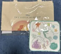 リトルマーメイド 劇団四季 アリエル トートバッグ ハンカチ 2点セット