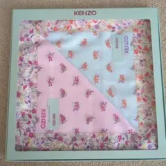 KENZO 花柄ハンカチ 2枚セット