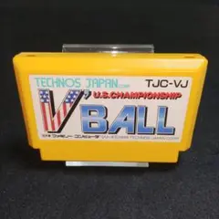 【美品】V'BALL　ファミコンソフト