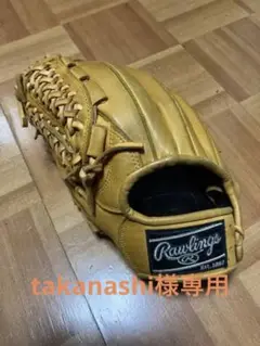 軟式用左投用グローブ