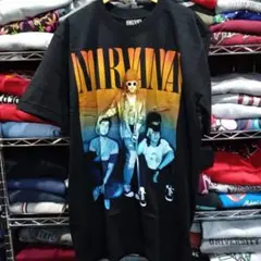 ニルヴァーナ 両面プリント バンドＴシャツ XL