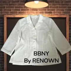 BBNY By RENOWN レナウン 白シャツジャケット 薄手