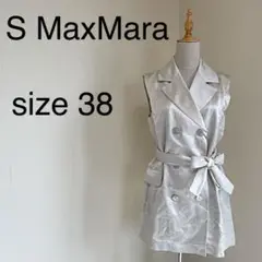【新品タグ付き】S Max Mara ノースリーブジャケット