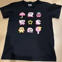 カービィ ピクセルアート Tシャツ 150