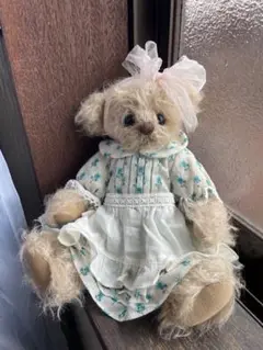 【国内作家様】花柄ドレスのテディベア