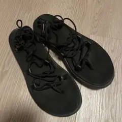 Teva ブラック スポーツサンダル 25㎝(US 8)