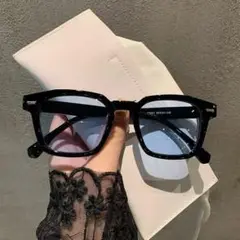185 サングラス ブラック カラーレンズ ブルーライトカット 男女兼用 メガネ