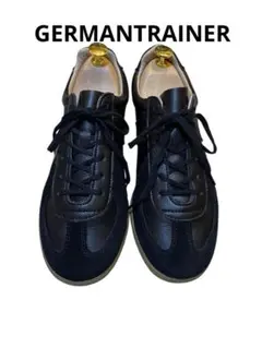【新品】 ジャーマントレーナー　レザー スニーカー24.5