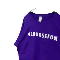 #CHOOSEFUN おしゃれ　ギルダンGILDAN Tシャツ　パープル　3XL