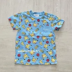 モンポケ　Tシャツ　ピカチュウ　110 ①